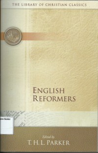 Image of The Library Of Christian Classics : English Reformers