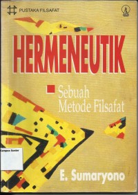 Image of Hermeneutik : Sebuah Metode Filsafat