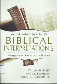 Image of Introduction to Biblical Interpretation Pengantar Tafsiran Alkitab 2