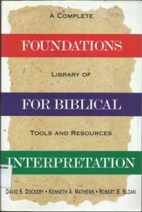 Image of Foundations for Biblical Interpretation