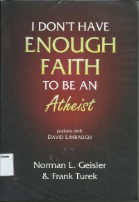 Image of I Don't Have Enough Faith To Be An Atheist