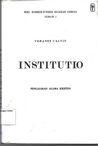 Image of Institutio