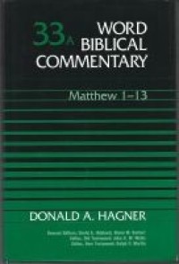 Image of Word Biblical Commentary Vol.33 A Matthew 1-13